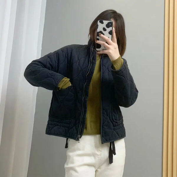 Vadderad vinterjacka - stiligt ytterplagg för värme och elegans