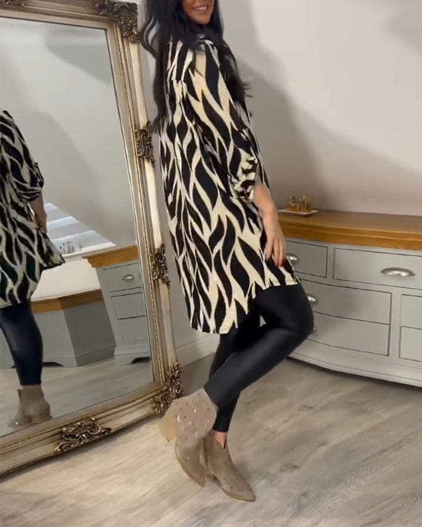 Lång skjortklänning - mångsidig och stilren blus för damer