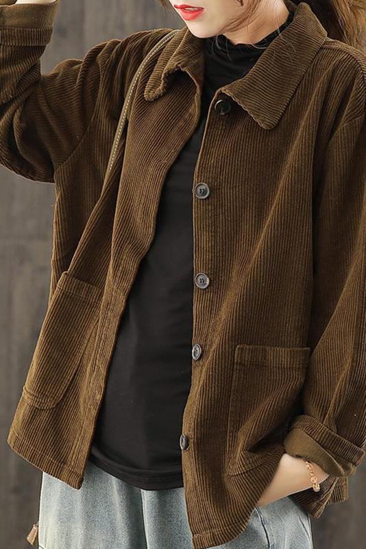 Oversized jacka för damer - mysig passform med funktionella fickor för vardagsbruk - mjukt tyg för lager-på-lager stil