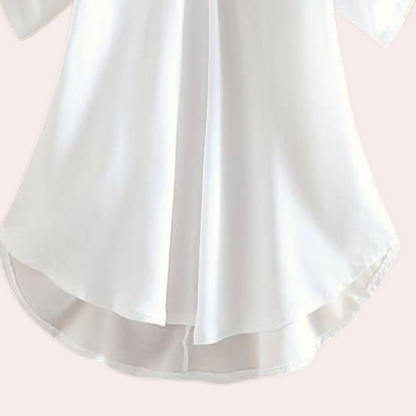 Feminin blus - elegant v-ringad topp för damer