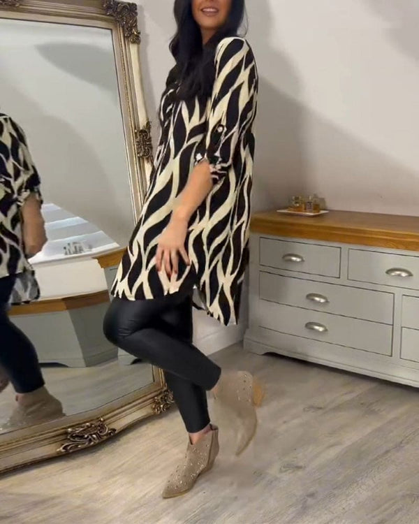 Lång skjortklänning - mångsidig och stilren blus för damer