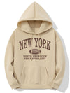 Hoodie med new york-motiv - mysig damtröja