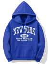 Hoodie med new york-motiv - mysig damtröja