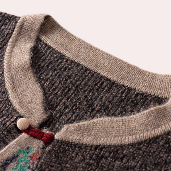 Stickad ärmlös väst - elegant cardigan för damer