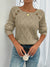 Kabelstickad jumper - elegant damstickad vinterkläder
