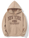 Hoodie med new york-motiv - mysig damtröja