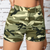 Högmidjade camoshorts - trendiga sommarshorts för damer