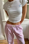 2-delad loungewear-set - dam crop top och byxor
