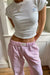 2-delad loungewear-set - dam crop top och byxor