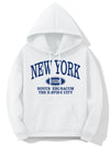 Hoodie med new york-motiv - mysig damtröja