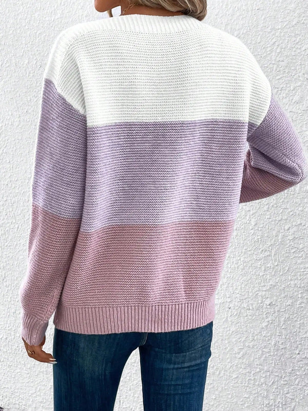 Stickad tröja - chic oversized knitwear för damer