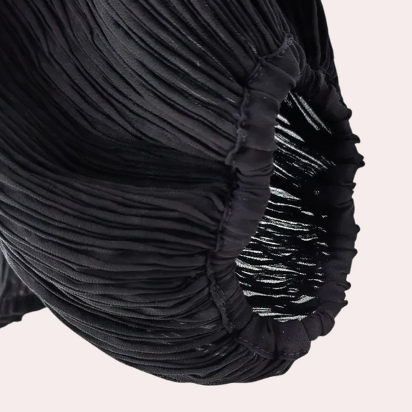 2-delad svart set - elegant blus och linne för damer