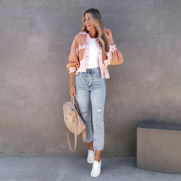 Damens oversized jacka - mångsidig och trendig ytterplagg