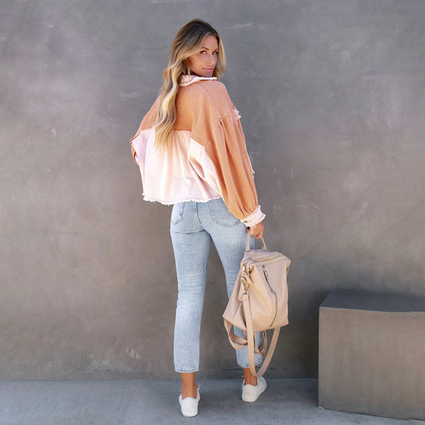 Damens oversized jacka - mångsidig och trendig ytterplagg