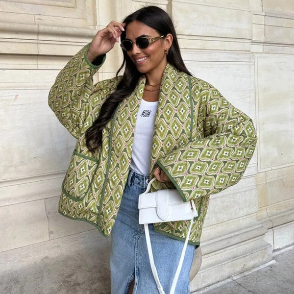 Trendig oversize-jacka - stilig ytterplagg för mångsidig elegans