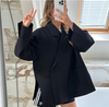 Oversized blazer för kvinnor - elegant ytterplagg för kontor och fritid