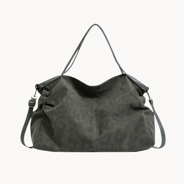 Kvinnors stor PU‑läder tote bag - rymlig handbag för mångsidig vardagsanvändning