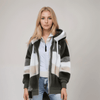 Damfleece hoodie – mjuk och avslappnad jacka i zip-up stil för vardagsbruk