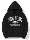 Hoodie med new york-motiv - mysig damtröja