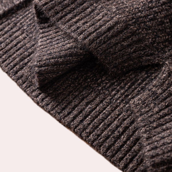 Stickad ärmlös väst - elegant cardigan för damer