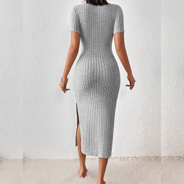 Kvinnors stickad midikjol – elegant och avslappnad stil för vardagen