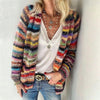 Dams stickad cardigan - livfull oversized tröja