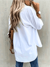 Kvinnors avslappnade skjorta lättvikts långärmad blus - mångsidig vardagsklädsel för stiliga damer