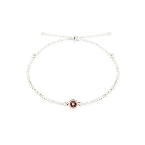 Personligt armband med cirkelfoto