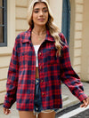 Flanellskjorta och jacka - avslappnad oversized topp i rutmönster