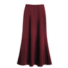 Kvinnors satin maxi kjol - elegant a-linje design för festliga tillfällen