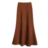 Kvinnors satin maxi kjol - elegant a-linje design för festliga tillfällen
