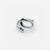 Snyggt silverring med konstnärlig design - modern skulptural accessoar för alla tillfällen