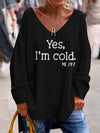 Kvinnors avslappnade v-ringad hoodie - stiligt oversized stickat plagg för vardagsbruk