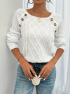 Kabelstickad jumper - elegant damstickad vinterkläder