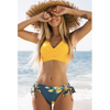 2-delad bikini set för kvinnor - wrap-top och sidband bottnar för stranden eller poolen