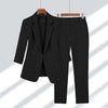 2-delad dam blazer & byxset - stilfull och elegant arbetsoutfit