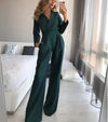 Kvinnors jumpsuit med skräddarsydd passform – stiligt plagg för både kvälls- och dagsevenemang