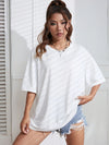Oversized t-shirt - avslappnad passform för kvinnor