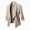 Damer blazer - elegant långärmad jacka med öppen design för kontor och avslappnad stil