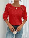 Kabelstickad jumper - elegant damstickad vinterkläder