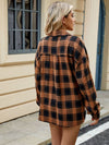 Flanellskjorta och jacka - avslappnad oversized topp i rutmönster