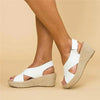 Damers kilklackssandaler - avslappnad espadrille-stil för sommardagar