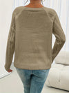 Kabelstickad jumper - elegant damstickad vinterkläder