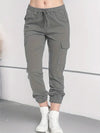 Damerna sweatpants med avslappnad passform och funktionella fickor - vardaglig stil