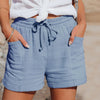 Avslappnade shorts - kvinnliga mysiga vardagsshorts