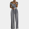 Off-shoulder jumpsuit - elegant damöverdel i två delar