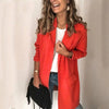 Kvinnlig casual blazer - elegant vardagsbasis för kontor och avslappnat bruk