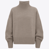 Kvinnors cashmere höghalsskatt - lyxig stickad design för både vardag och kontor