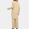 2-delad dam loungewear-set - elegant topp och vida byxor
