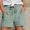 Avslappnade shorts - kvinnliga mysiga vardagsshorts